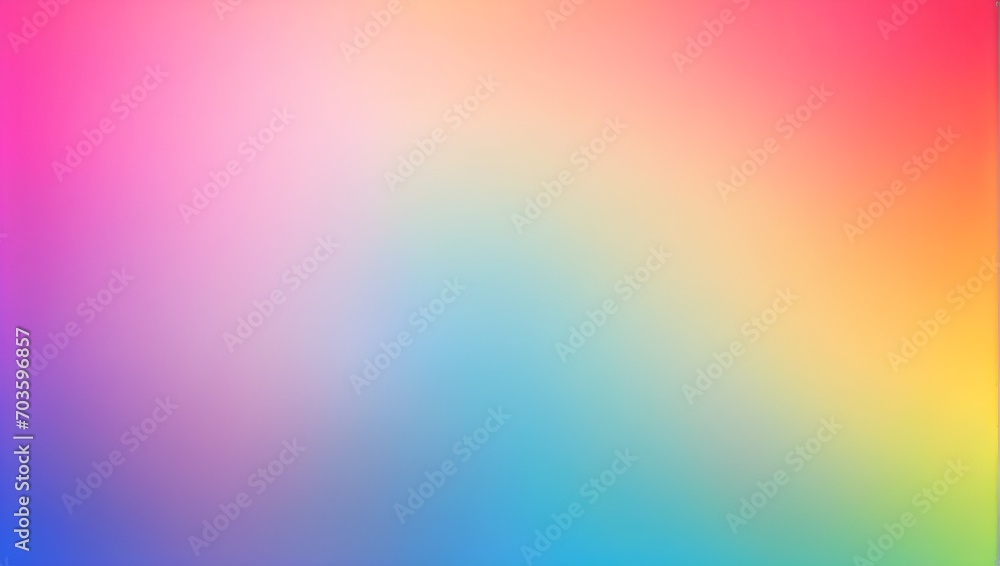 Blurred Background Wallpaper in Rainbow Gradient Colors 
