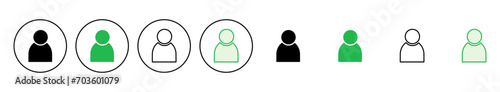 People icon set. person icon vector. User Icon vector. team symbols