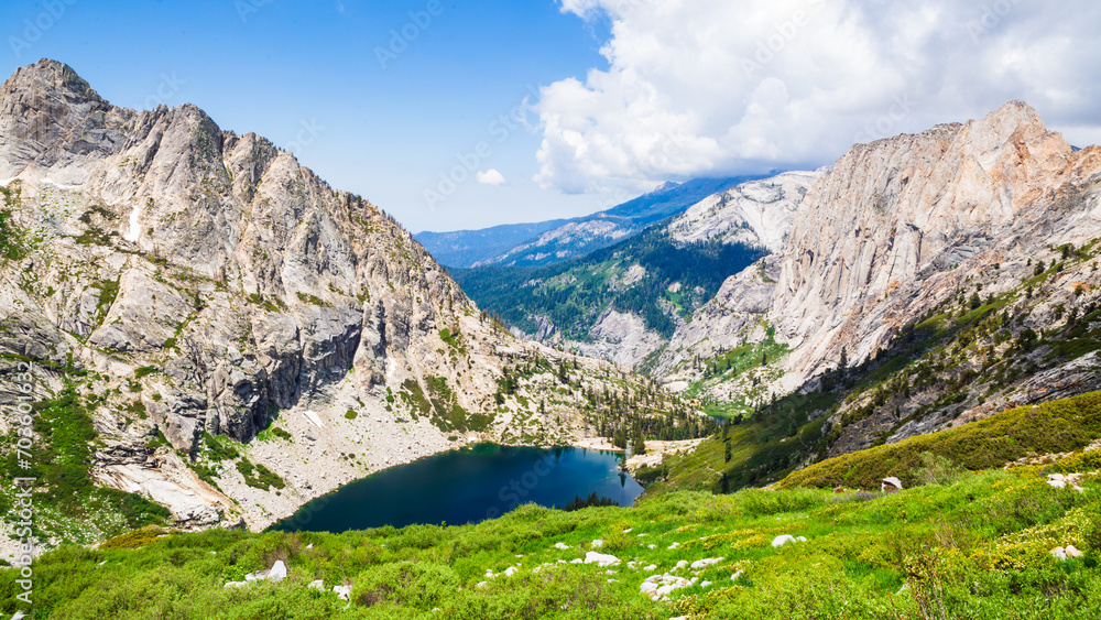 Hamilton lake -High sierra trail, California