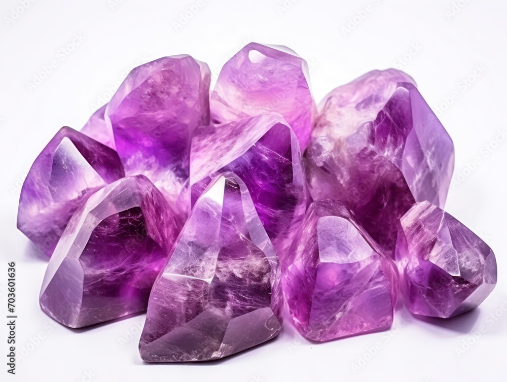 amethyst isolated on white background amethyst isolated on white background