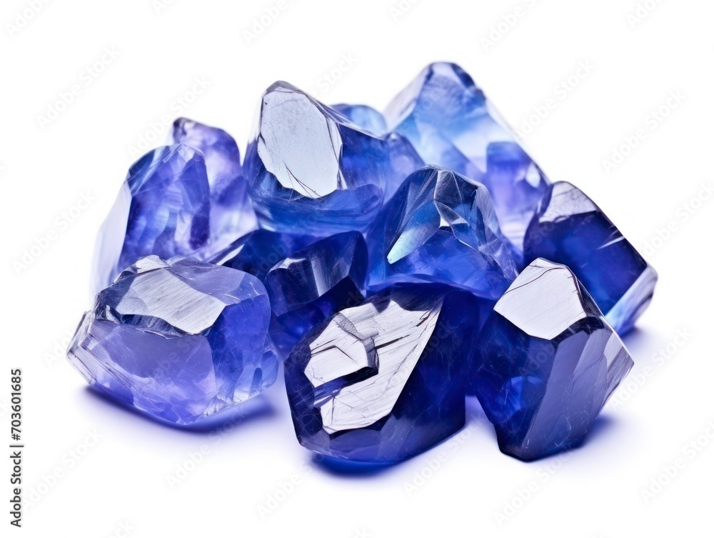 Obraz premium blue topaz gemstones