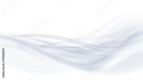 Abstract silver wave. Air, water and wind. Line wave background. Loop video animation.(075)