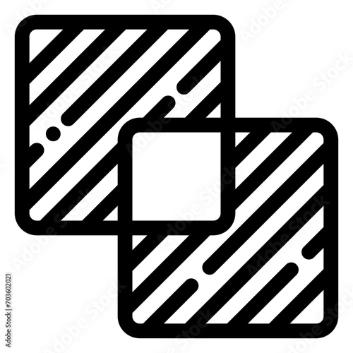 intersect icon in line style
