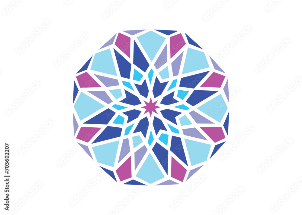 Islamic geometric motifs, which are very nice