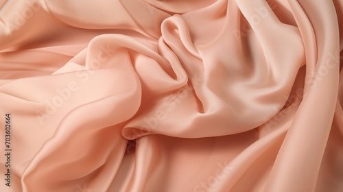 Fuzz peach color fabric. Generative AI