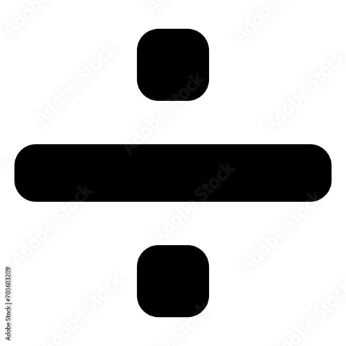 divide icon in solid style