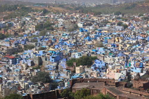 Jodhpur India is the second-largest city in the Indian state of Rajasthan. It is popularly known as the "Blue City" among people of Rajasthan and all over India © Daniel Meunier
