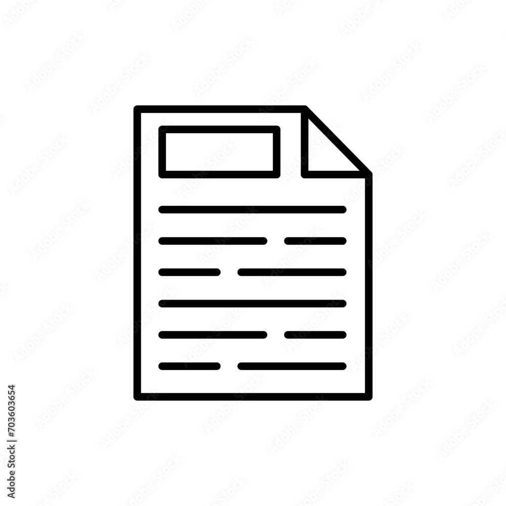 Paper outline icons, minimalist vector illustration ,simple transparent graphic element .Isolated on white background Paper outline icons, minimalist vector illustration ,simple transparent graphic element .Isolated on white background
