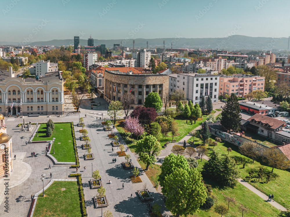 Banja Luka - Bosnia & Herzegovina - Office of the President Palace Downtown Balkan City