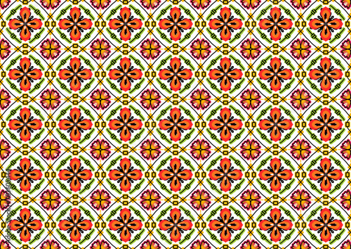 pattern, ethnic background fabric, African tribe, Mexican folk fabric, seamless pattern, suitable for textile accessories, wrapping paper, packaging, etc.