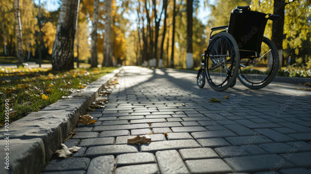 Eco-Friendly Wheelchair Path: Recycled Material Innovation Eco-Friendly Wheelchair Path: Recycled Material Innovation