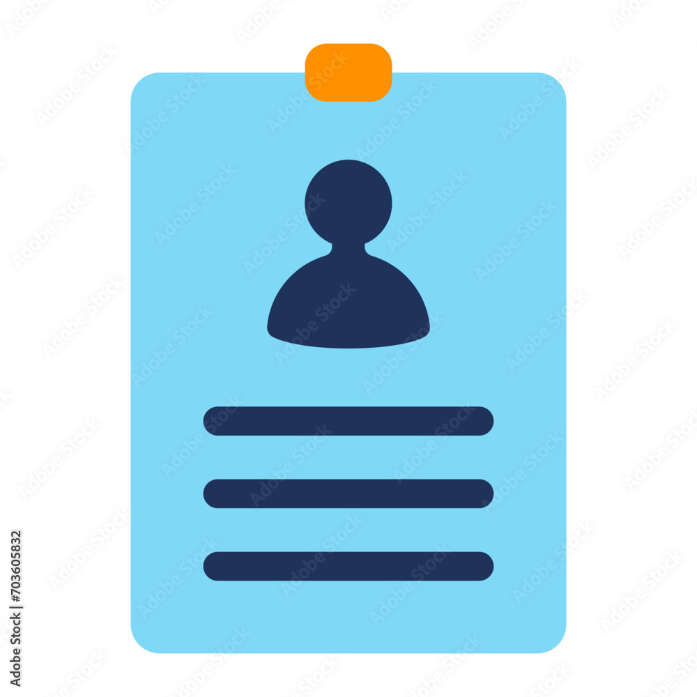 identity card icon identity card icon