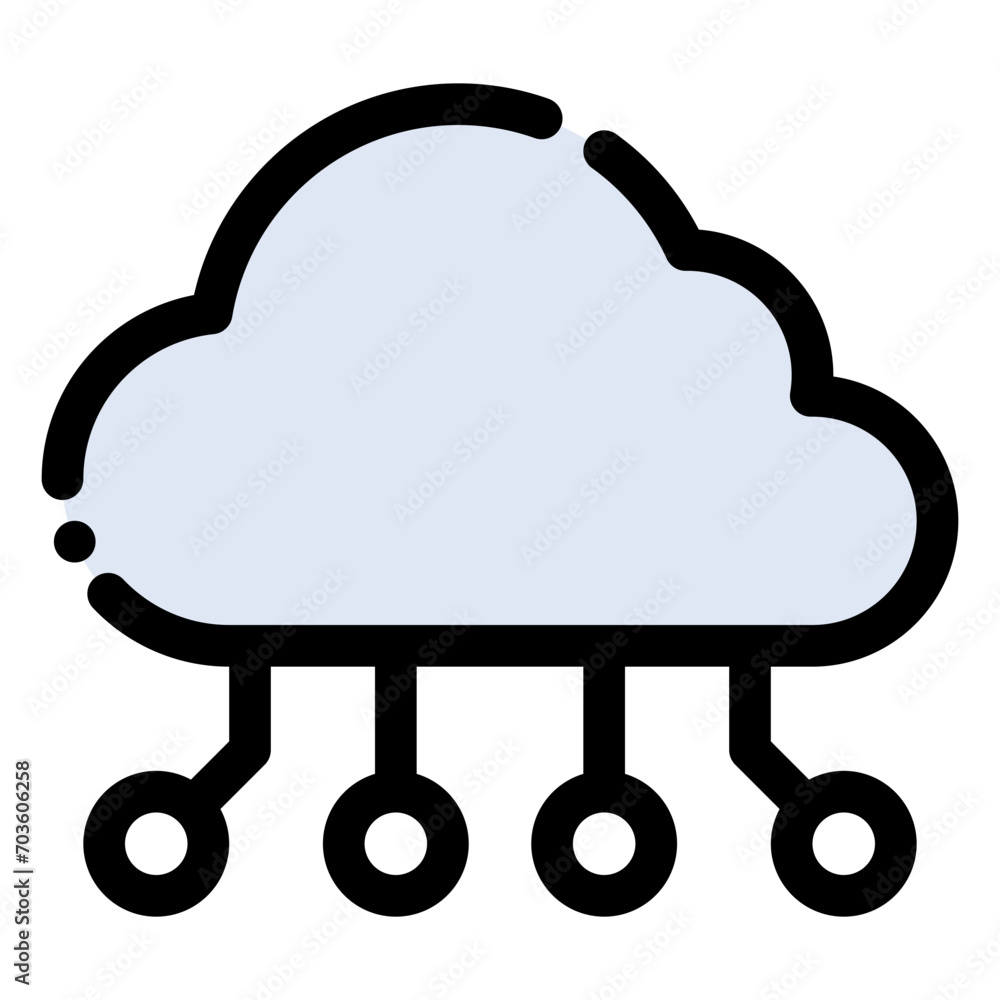 cloud computing icon cloud computing icon