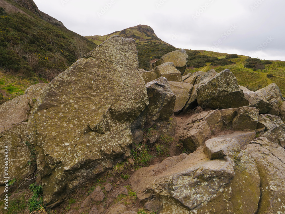 Rocky Outcropping at Arthur's Seat 