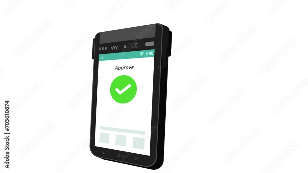Hand payment with contactless credit card with NFC technology. Payment by postal terminal. Hand payment with contactless credit card with NFC technology. Payment by postal terminal.