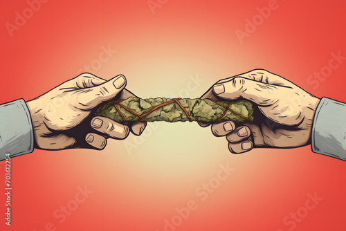 holding cannabis, holding a joint, cannabis in hand, cannabis drawing, weed illustration