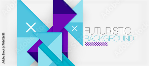 Triangle Vector Background Illustration For Wallpaper, Banner, Background, Card, Book Illustration, landing page