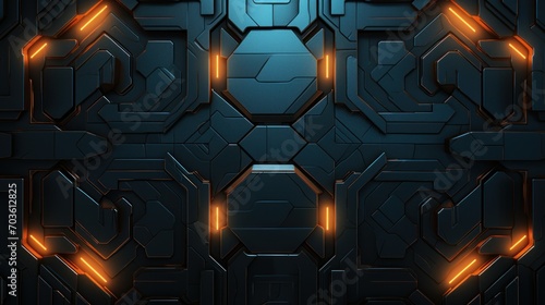 Scifi Pattern Texture Background Wallpaper photo
