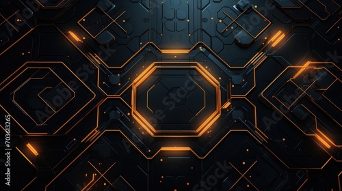 Fototapeta Naklejka Na Ścianę i Meble -  Scifi Pattern Texture Background Wallpaper