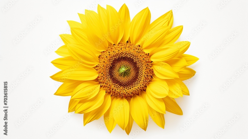 sunflower isolated on white sunflower isolated on white