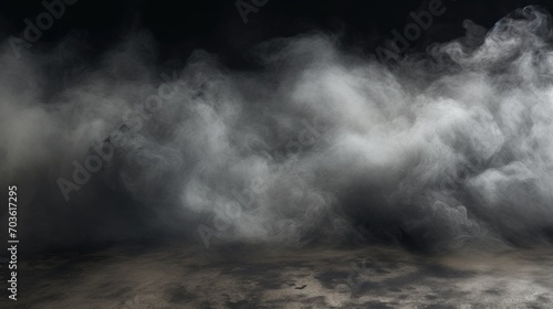 Smoke and dust on the floor, background, wallpaper