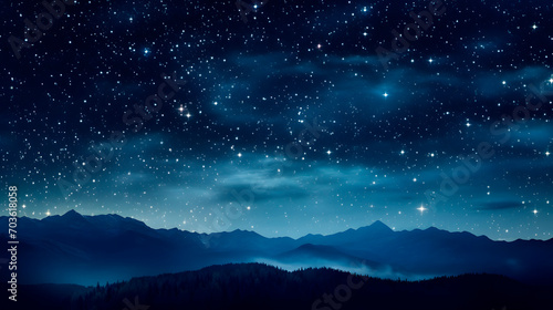 sky background with many stars, sky full of stars © Gomez