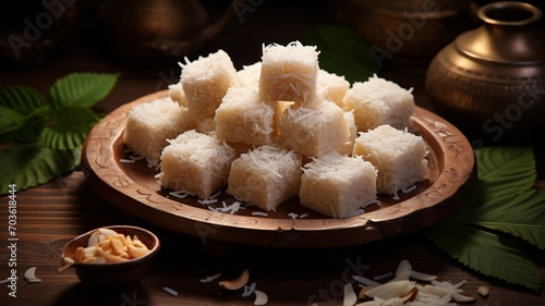  coconut barfi  
