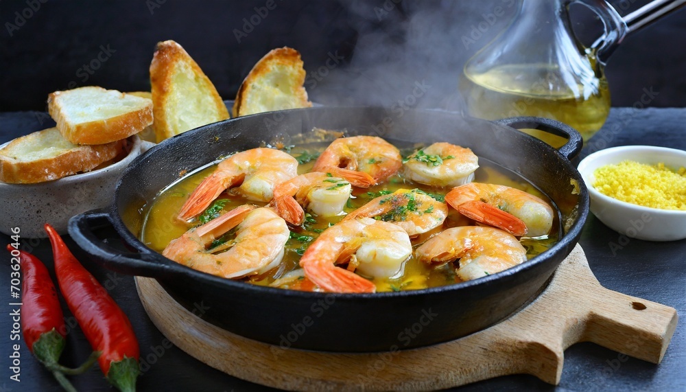 Shrimp Scampi with Garlic Toast Shrimp Scampi with Garlic Toast