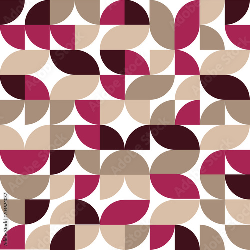 Bauhaus Seamless Geometric Pattern For Wallpaper or Background