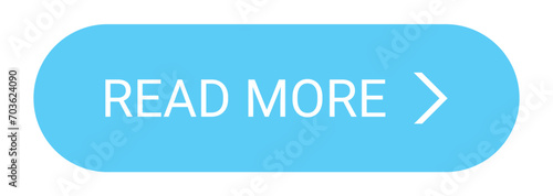 Sky Blue 'Read More' Button Isolated on White Background – Enhance Your User Experience with a Stylish Call-to-Action