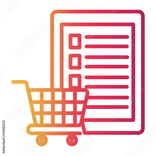 shopping list icon