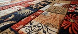 Carpets with design specific to certain cultures.