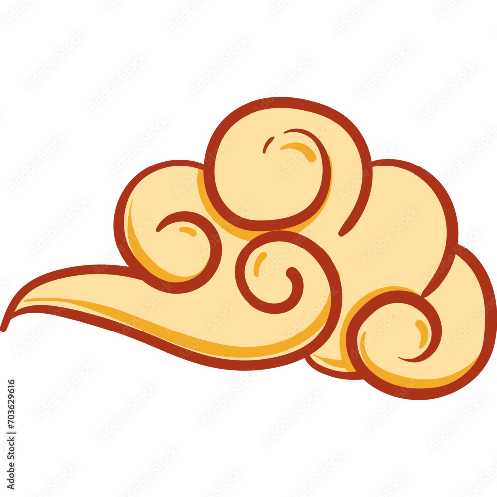 Chinese Cloud Illustration Chinese Cloud Illustration