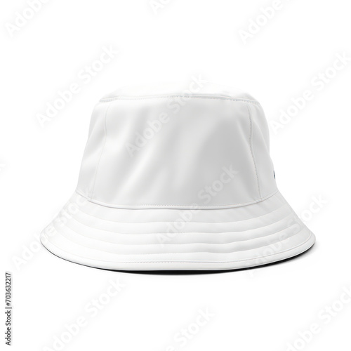 White hat isolate on transparency background png 