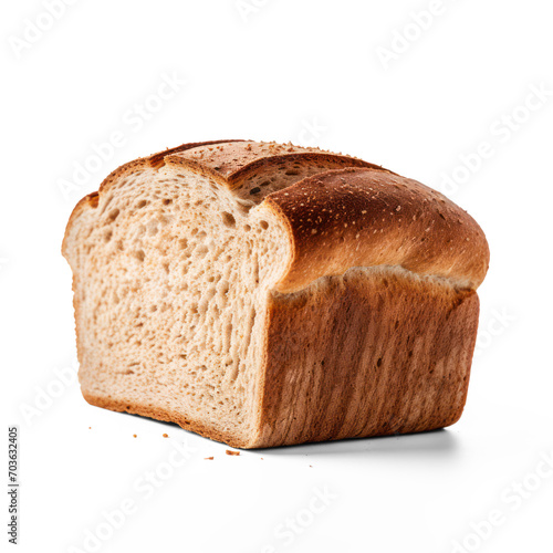 loaf of bread isolate on transparency background png 