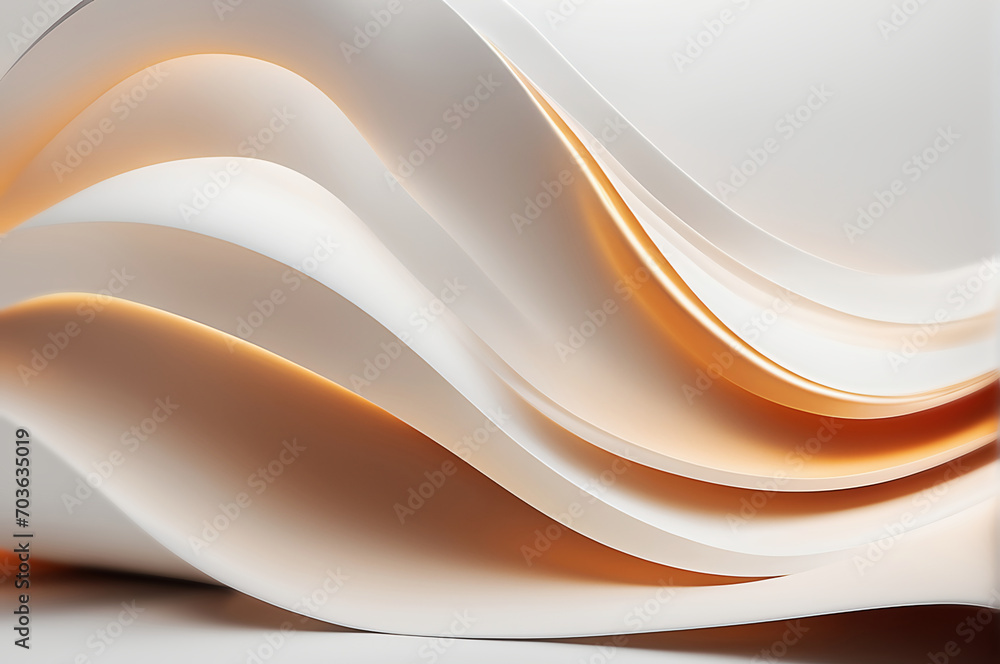 abstract soft curve background -Generative AI abstract soft curve background -Generative AI