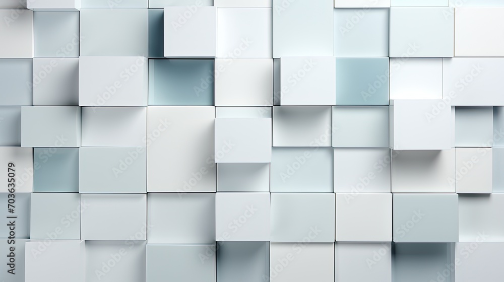 3d arrange light gray squares with soft shadows on a white background. 3d arrange light gray squares with soft shadows on a white background.