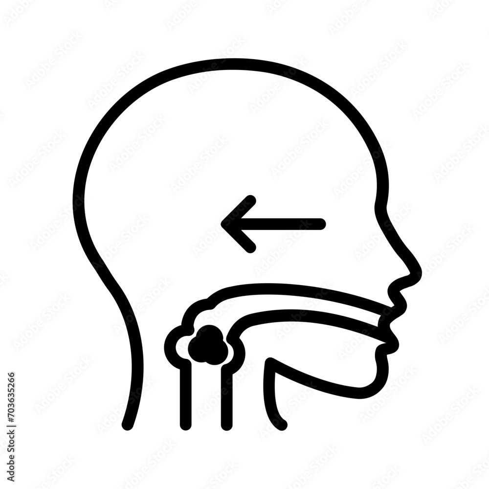 Black line icon for Swallow Black line icon for Swallow
