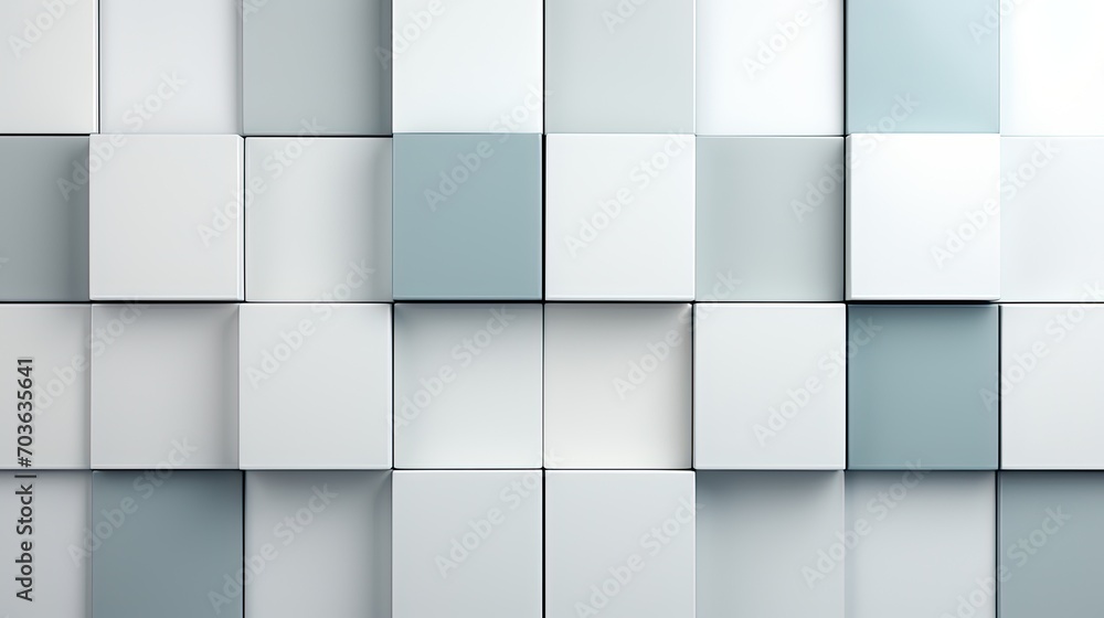 3d arrange light gray squares with soft shadows on a white background. 3d arrange light gray squares with soft shadows on a white background.