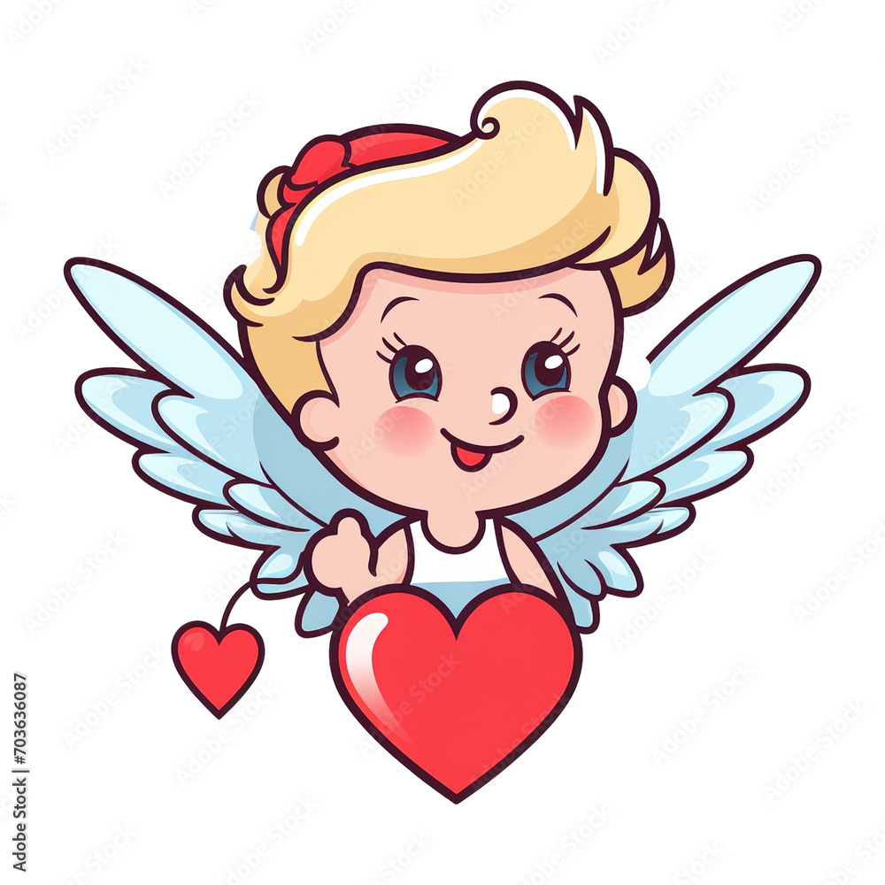 A Funny Cupid Heart, PNG Angel Cute A Funny Cupid Heart, PNG Angel Cute