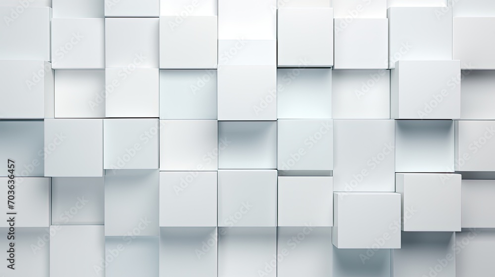 3d arrange light gray squares with soft shadows on a white background. 3d arrange light gray squares with soft shadows on a white background.