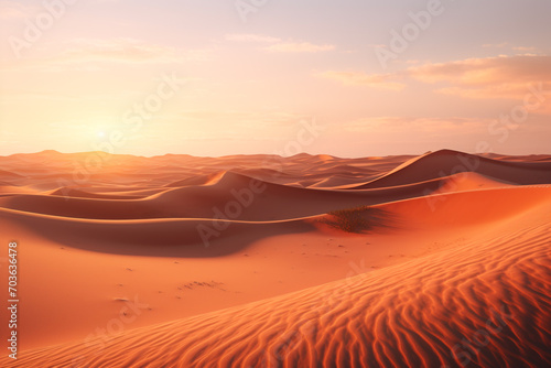 Desert sand landscape photo