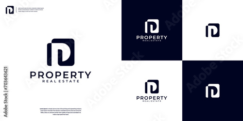 Creative Home Property logo design template