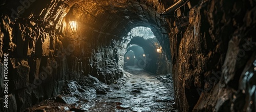 Dimly lit underground dungeons in Scotland