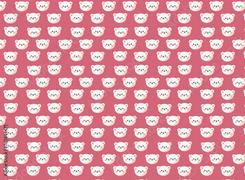 bear pattern, childish background texture, great for fabrics, backgrounds