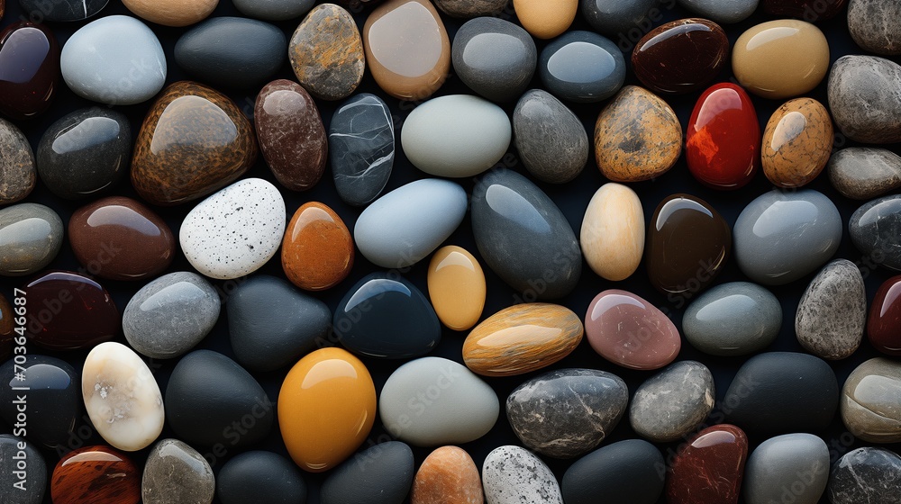 colorful pebble stones on the beach texture background colorful pebble stones on the beach texture background