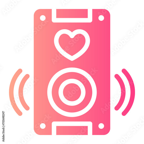 subwoofer gradient icon