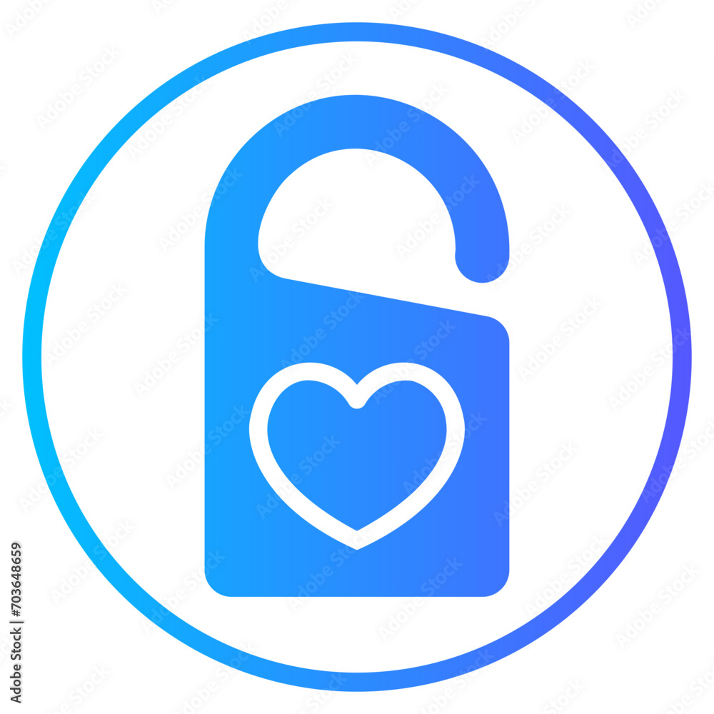 door hanger gradient icon door hanger gradient icon