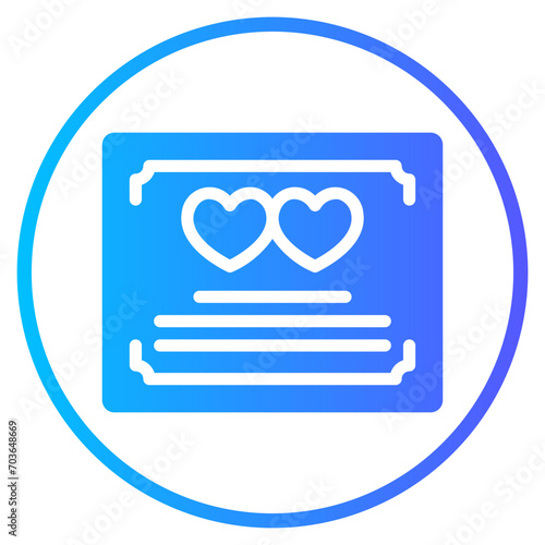 contract gradient icon