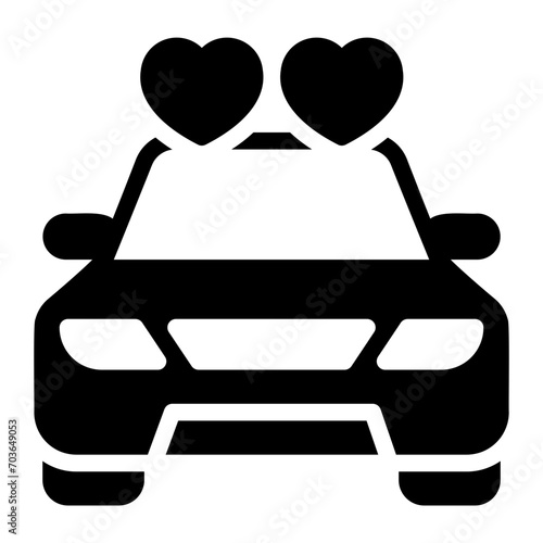 car glyph icon
